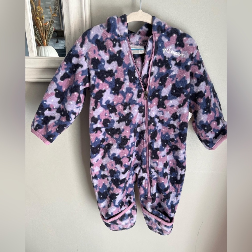Columbia baby floral bunting winter suit